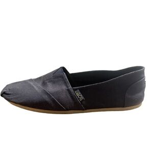 Skechers Sketchers Bobsplush-Express Yourself Ballet Flat  Canvas Blue Sz 7